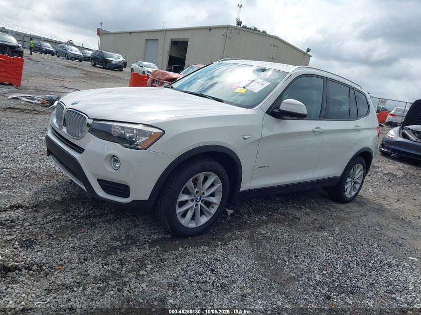 Vin: 5uxwx9c58f0d46664, lot: 46750156, bmw x3 xdrive28i 20152