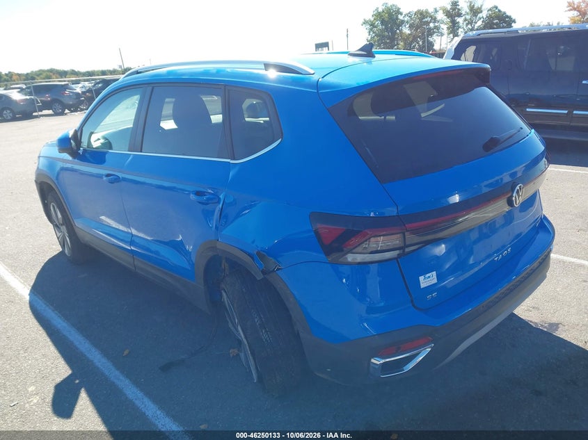 Vin: 3vvuc7b27sm090099, lot: 46750159, volkswagen taos 1.5t se 20253