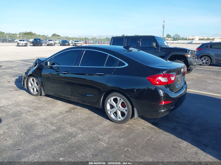 Vin: 1g1bf5sm8j7241634, lot: 46750195, chevrolet cruze premier auto 20183