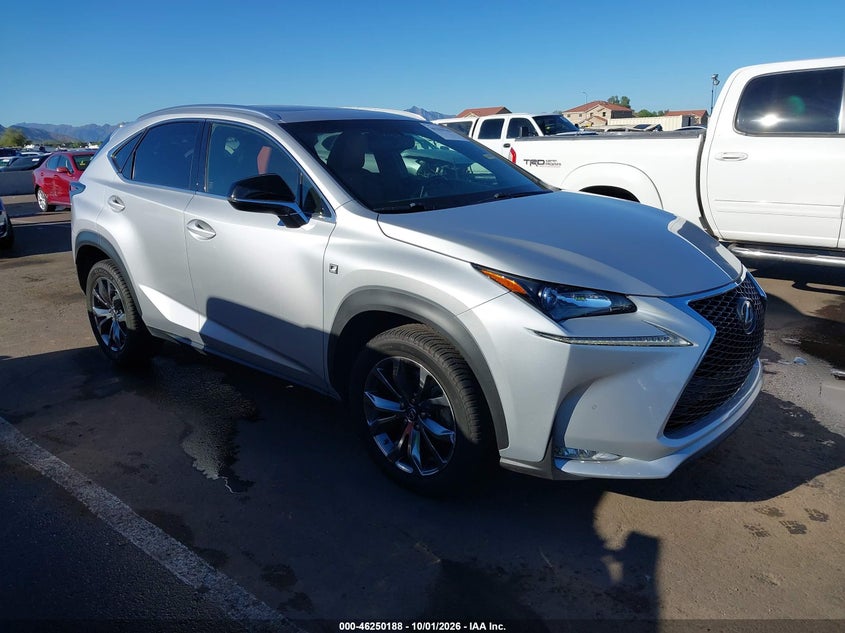 Vin: jtjyarbz9f2005594, lot: 46750214, lexus nx 200t f sport 20151