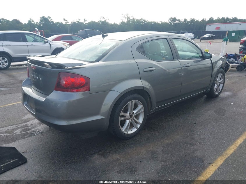 Vin: 1c3cdzag8cn255119, lot: 46750230, dodge avenger se 20124