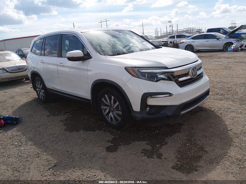 Vin: 5fnyf5h5xkb023479, lot: 46750438, honda pilot ex-l 2019 img_1