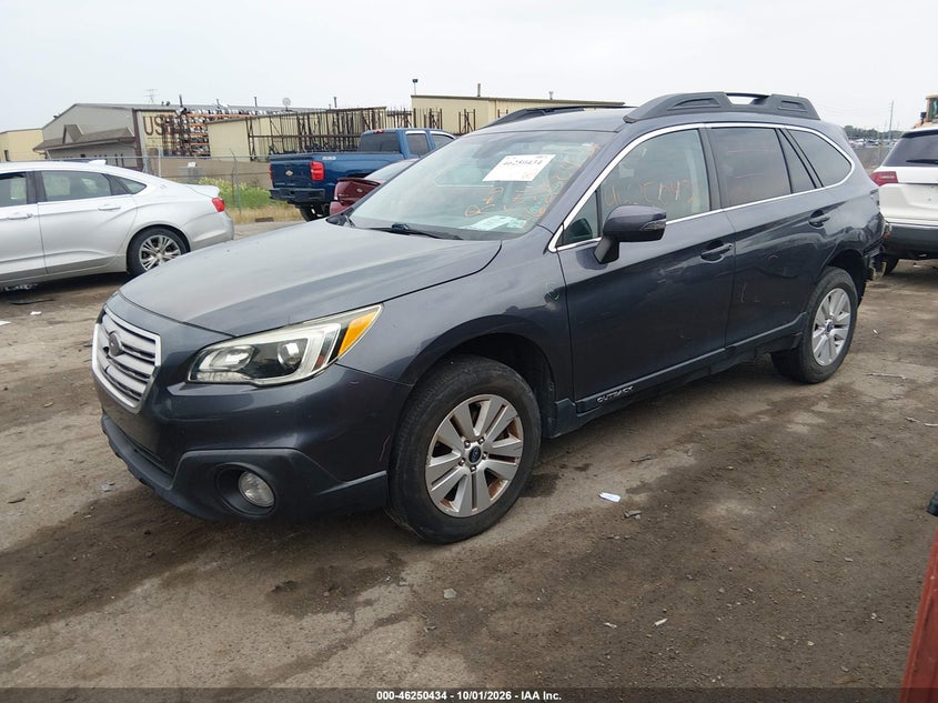 Vin: 4s4bsafc9h3238932, lot: 46750460, subaru outback 2.5i premium 20172