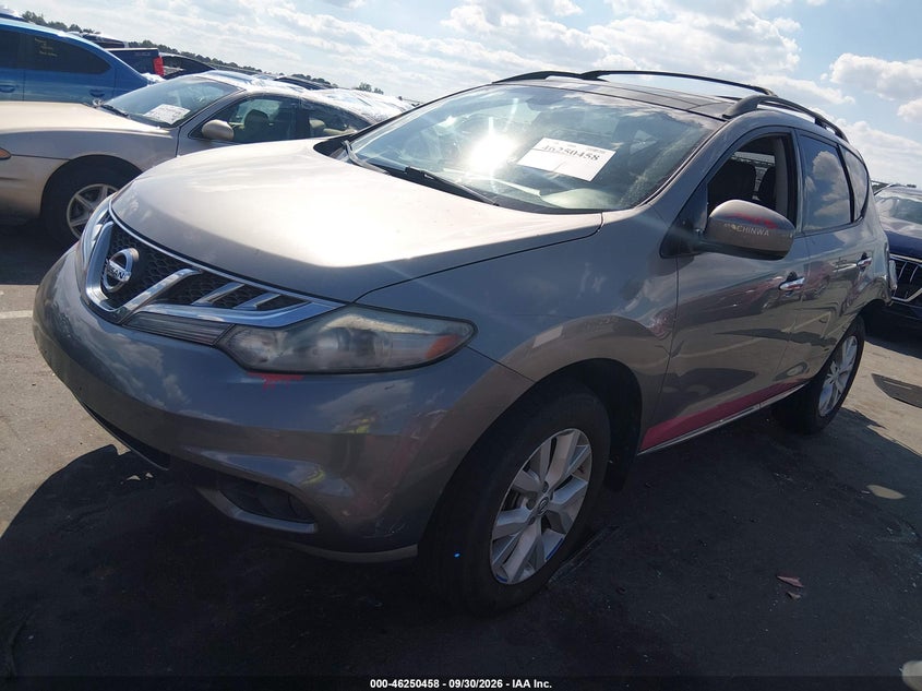 Vin: jn8az1mw4cw215109, lot: 46750484, nissan murano sl 20122