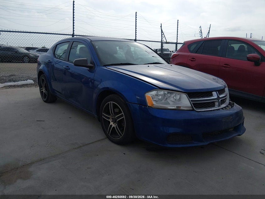 Vin: 1c3cdzab1cn265074, lot: 46750618, dodge avenger se 2012 img_1