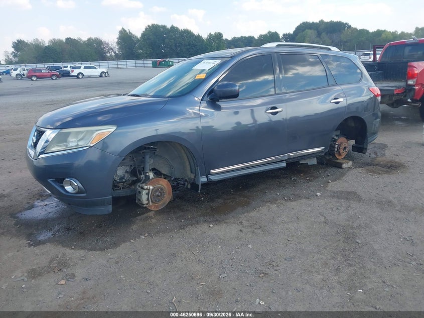 Vin: 5n1ar2mn2ec633838, lot: 46750722, nissan pathfinder sl 20142