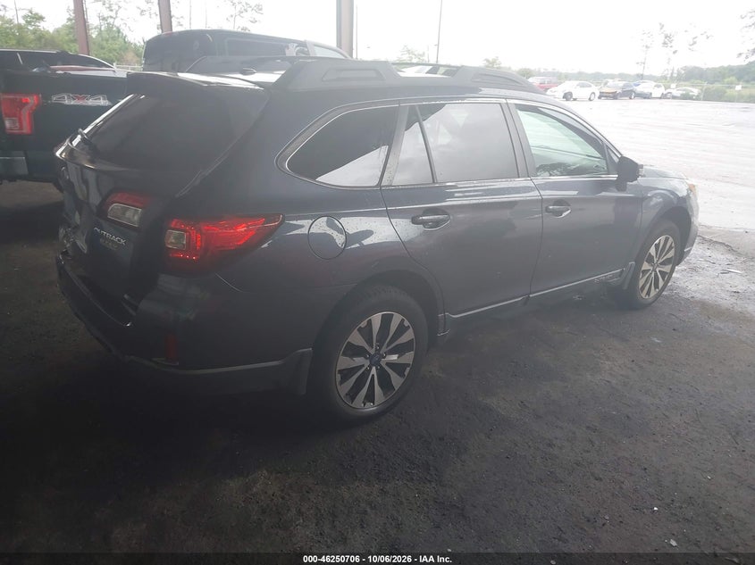 Vin: 4s4bsajc3f3322037, lot: 46750732, subaru outback 2.5i limited 20154