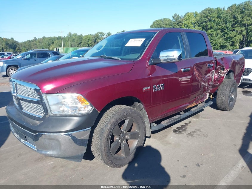 Vin: 1c6rr7lt6hs709762, lot: 46750808, ram 1500 slt 20172
