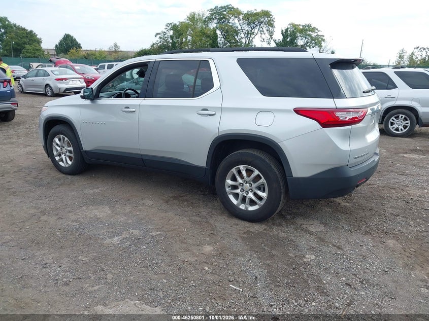 Vin: 1gnevgkw8mj252779, lot: 46750827, chevrolet traverse awd lt cloth 20213