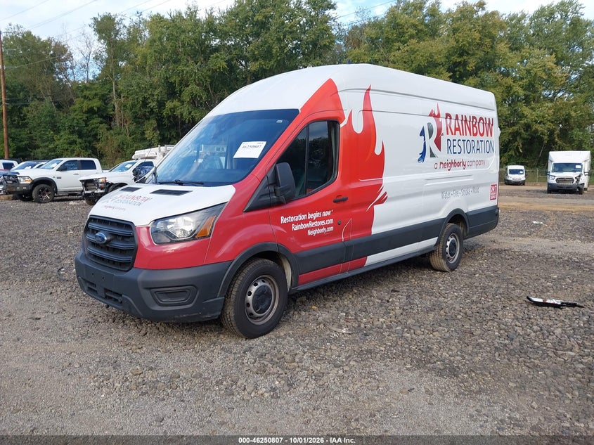 Vin: 1ftbw3x81lkb45951, lot: 46750833, ford transit-350 cargo van 20202