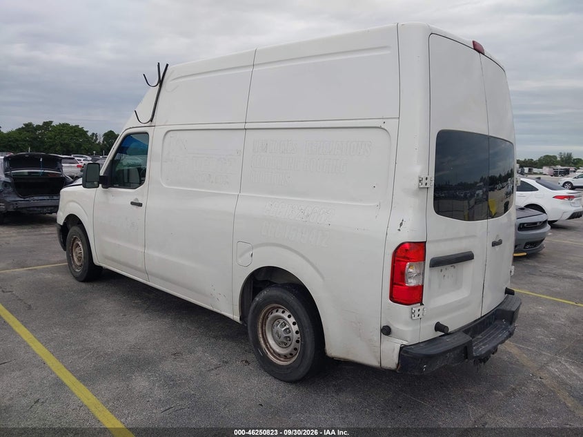 Vin: 1n6bf0ly3hn800103, lot: 46750849, nissan nv cargo nv2500 hd s v6 20173