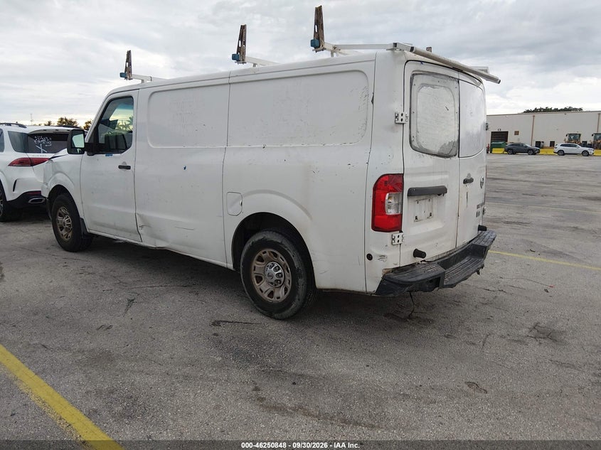 Vin: 1n6bf0ky7fn808011, lot: 46750874, nissan nv cargo nv2500 hd sv v6 20153