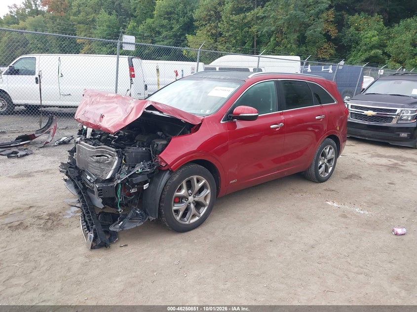 Vin: 5xypkda53gg167046, lot: 46750877, kia sorento 3.3l sx 20162