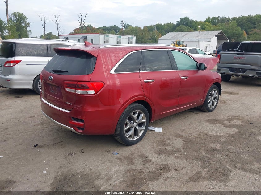 Vin: 5xypkda53gg167046, lot: 46750877, kia sorento 3.3l sx 20164