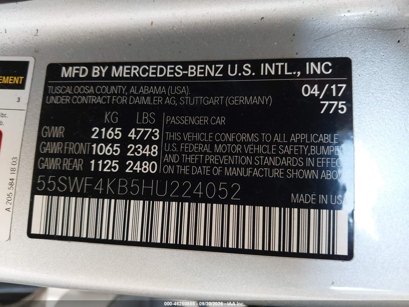 2017 MERCEDES-BENZ C 300 4MATIC · Фото 9