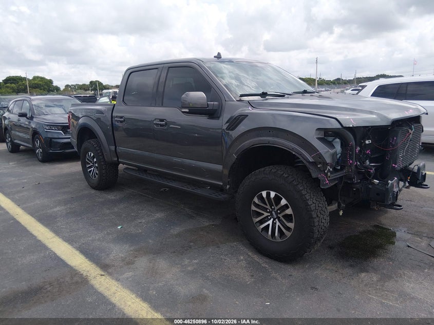 Vin: 1ftfw1rg2kfc78087, lot: 46750921, ford f-150 raptor 20191