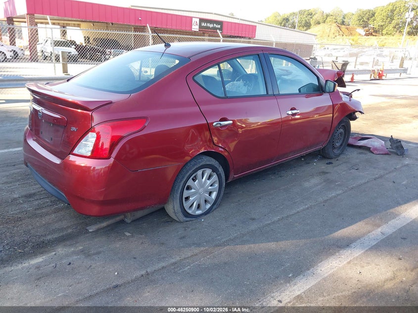 Vin: 3n1cn7ap9jl869478, lot: 46750926, nissan versa 1.6 sv 20184