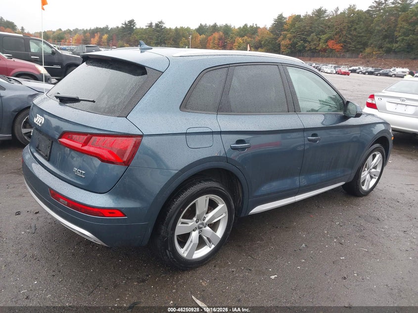 Vin: wa1anafy3j2161483, lot: 46750954, audi q5 2.0t premium/2.0t tech premium 20184