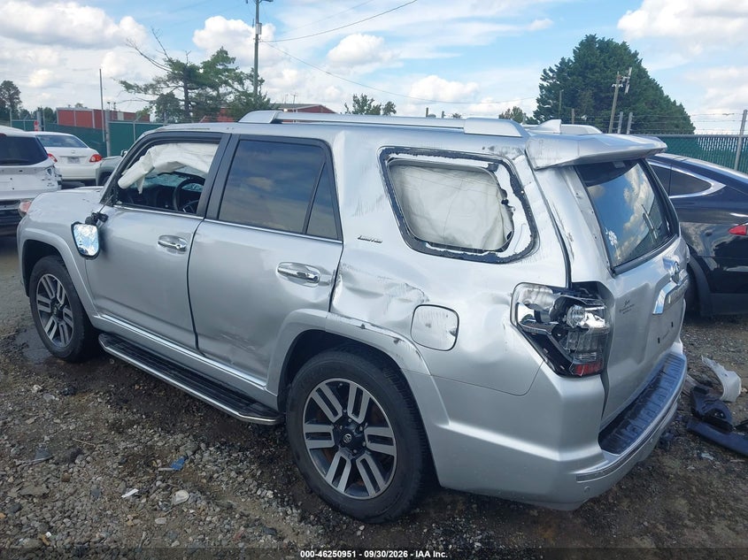 Vin: jtebu5jr6h5473791, lot: 46750977, toyota 4runner limited 20173