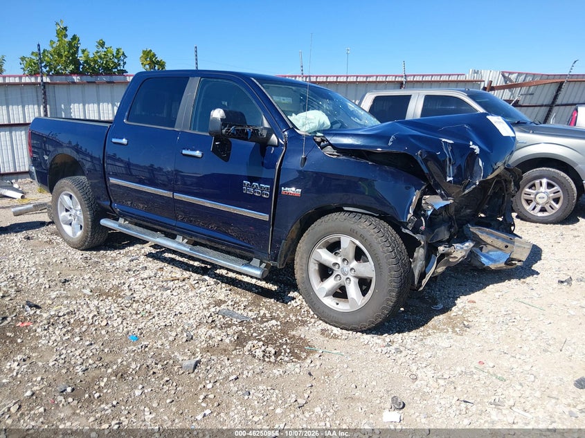 Vin: 1c6rr7ltxhs534142, lot: 46750982, ram 1500 big horn  4x4 5'7 box 20171