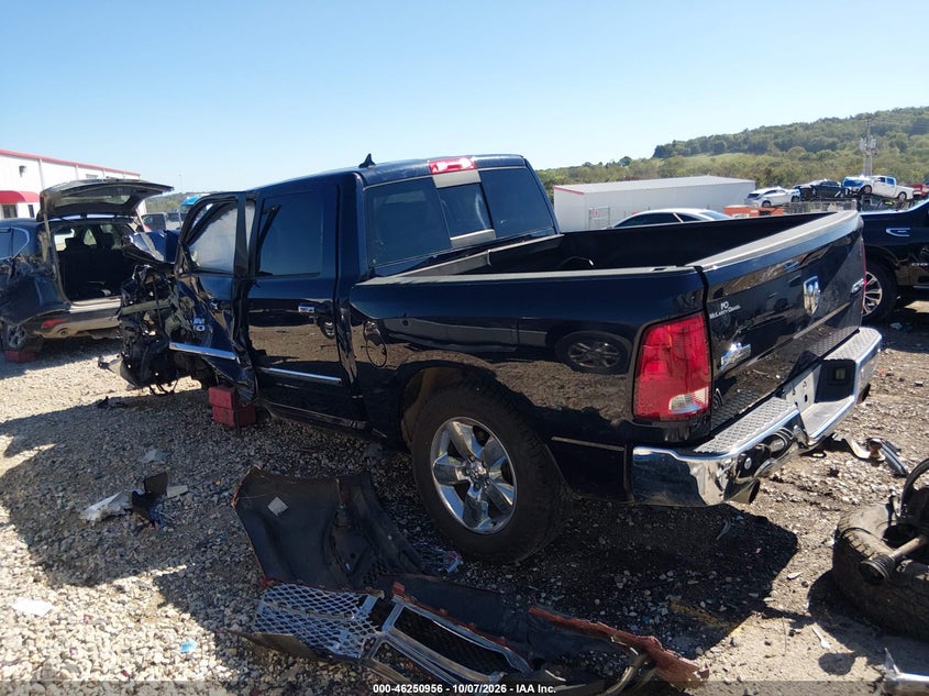Vin: 1c6rr7ltxhs534142, lot: 46750982, ram 1500 big horn  4x4 5'7 box 20173