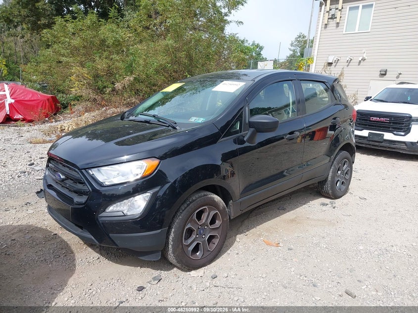 Vin: maj6s3fl0lc383521, lot: 46751017, ford ecosport s 20202