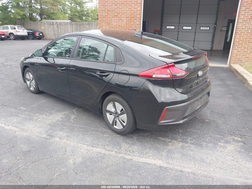 Vin: kmhc65lc5mu247569, lot: 46751022, hyundai ioniq hybrid blue 20213