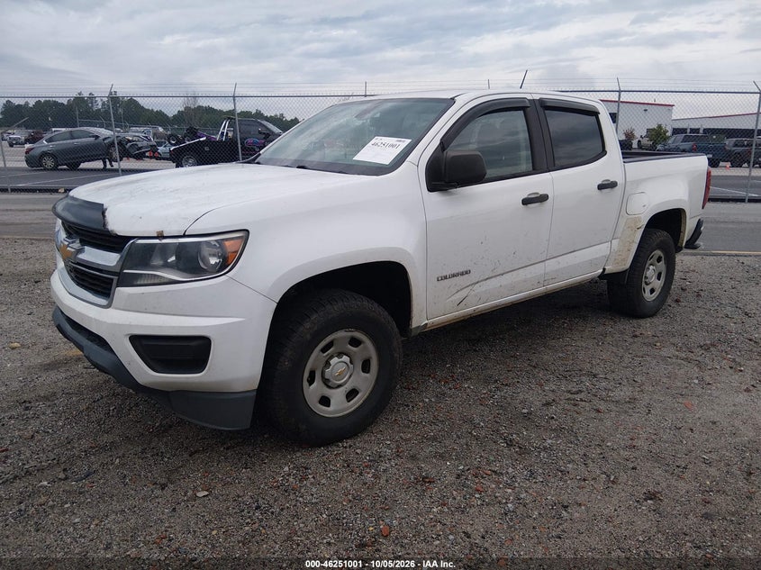 Vin: 1gcgsben5k1126392, lot: 46751027, chevrolet colorado wt 20192