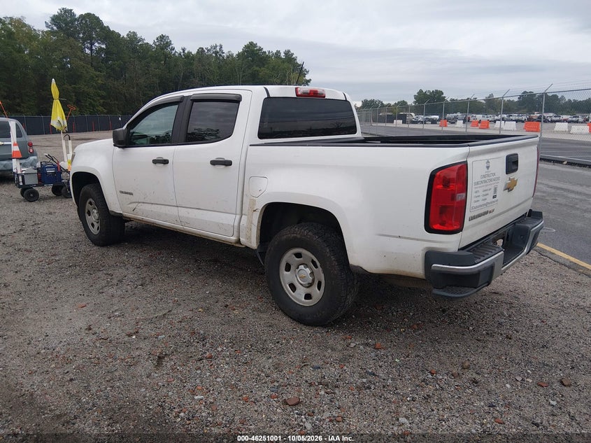Vin: 1gcgsben5k1126392, lot: 46751027, chevrolet colorado wt 20193