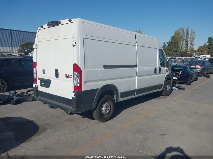 Vin: 3c6lrvdgxne100703, lot: 46751029, ram promaster 2500 high roof 159 wb 20224