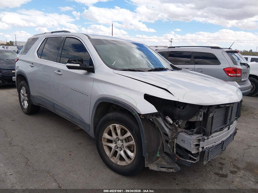 Vin: 1gnergkwxjj261175, lot: 46751087, chevrolet traverse 1lt 20181