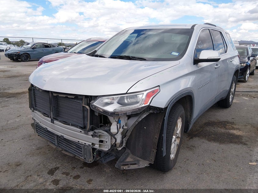 Vin: 1gnergkwxjj261175, lot: 46751087, chevrolet traverse 1lt 20182