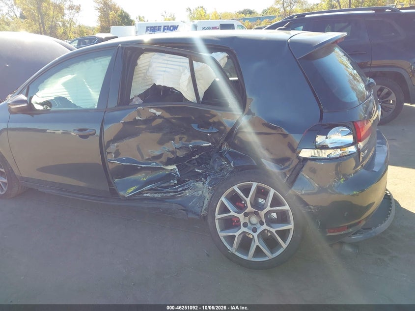 VOLKSWAGEN GTI 2013 VIN WVWHV7AJ2DW134306