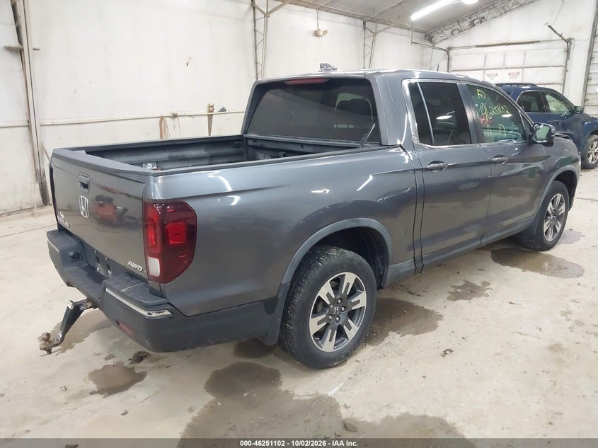 HONDA RIDGELINE 2017 VIN 5FPYK3F6XHB028211
