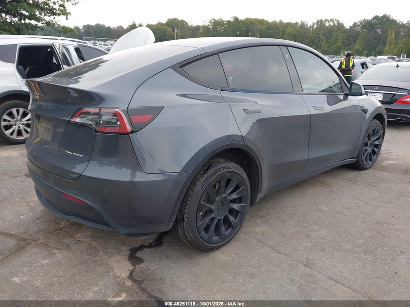 Vin: 7saygdee6nf318789, lot: 46751142, tesla model y long range 20224