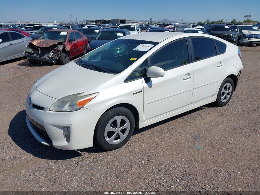 Vin: jtdkn3du8c5461026, lot: 46751163, toyota prius three 20122
