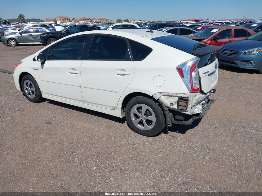 Vin: jtdkn3du8c5461026, lot: 46751163, toyota prius three 20123