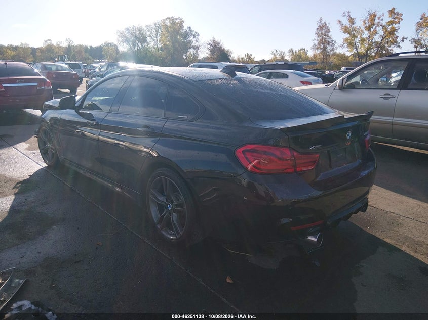 Vin: wba4j7c50kbm75571, lot: 46751164, bmw 440i gran coupe xdrive 20193
