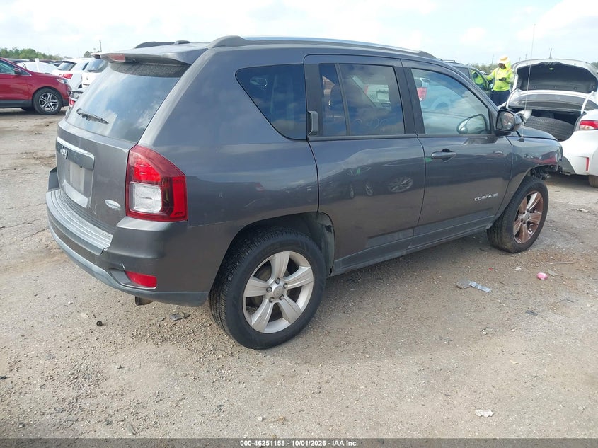 Vin: 1c4njceb7ed914146, lot: 46751185, jeep compass latitude 20144
