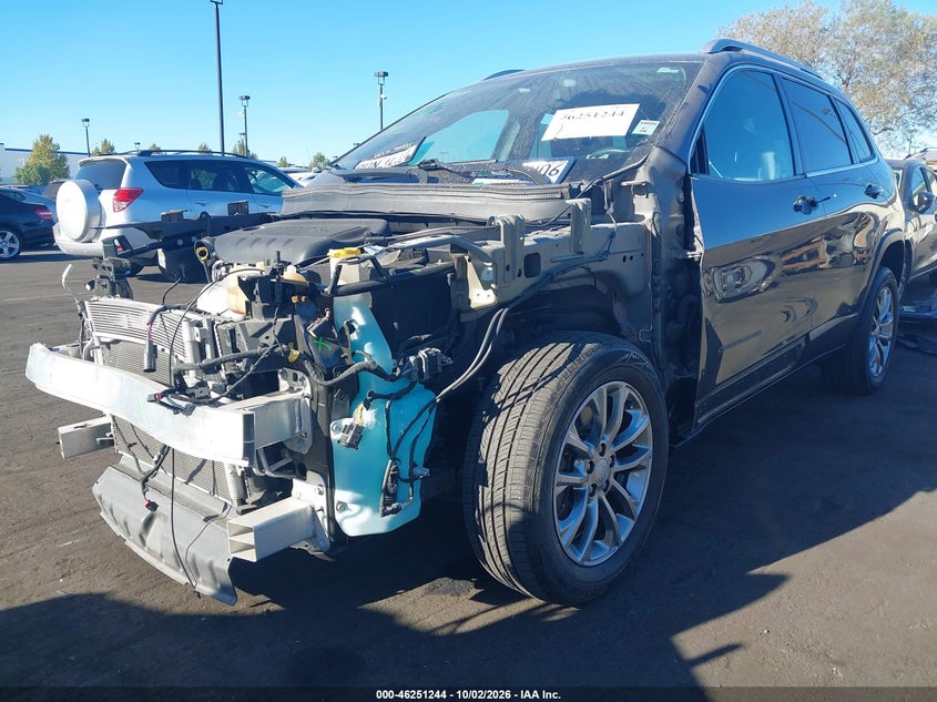 Vin: 1c4pjllb1ld598042, lot: 46751270, jeep cherokee latitude plus fwd 20202