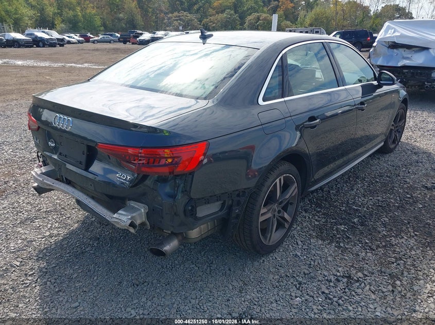 AUDI A4 2017 VIN WAUENAF46HN070783