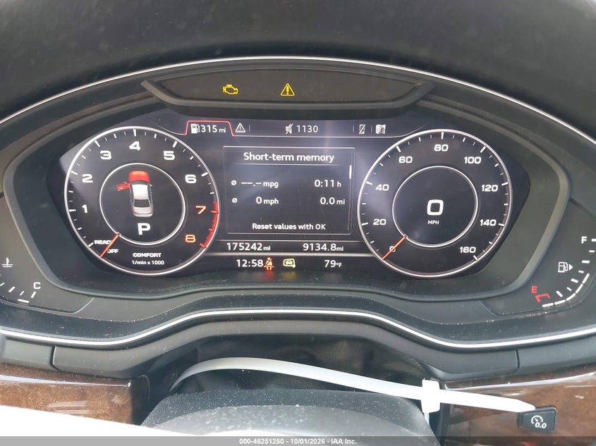 AUDI A4 2017 VIN WAUENAF46HN070783