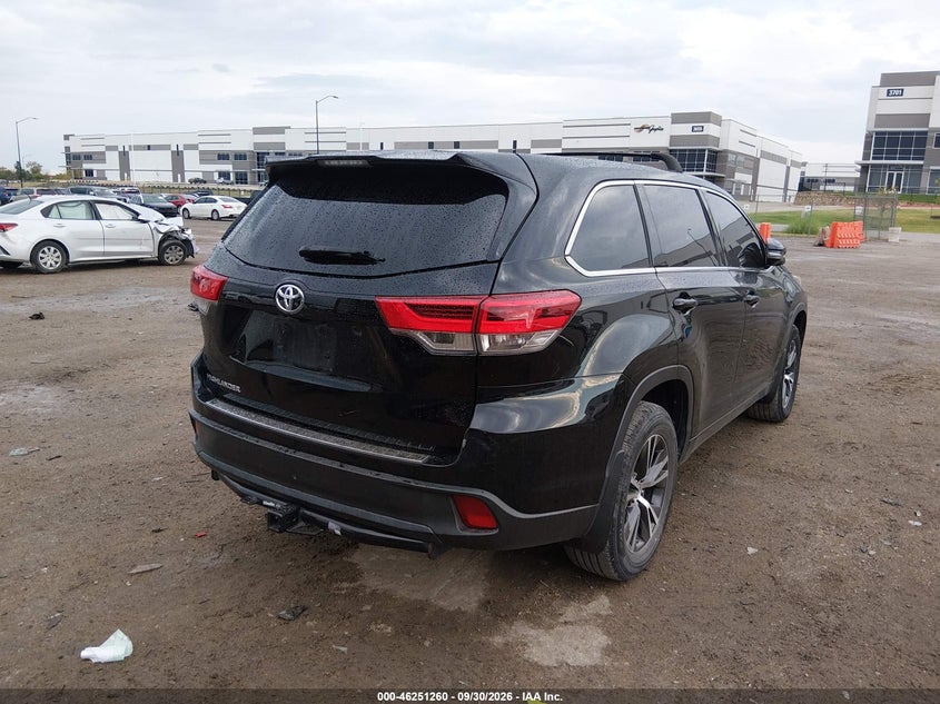 Vin: 5tdzzrfh5hs219611, lot: 46751286, toyota highlander le 20174
