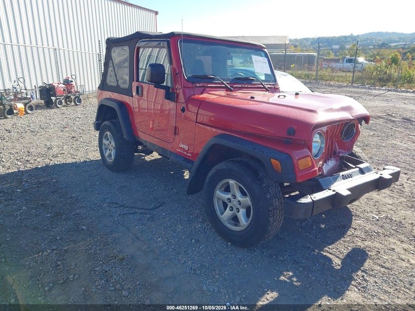 2003 Jeep Wrangler Se, Перёд, IAAI, VIN 1J4FA29183P317688
