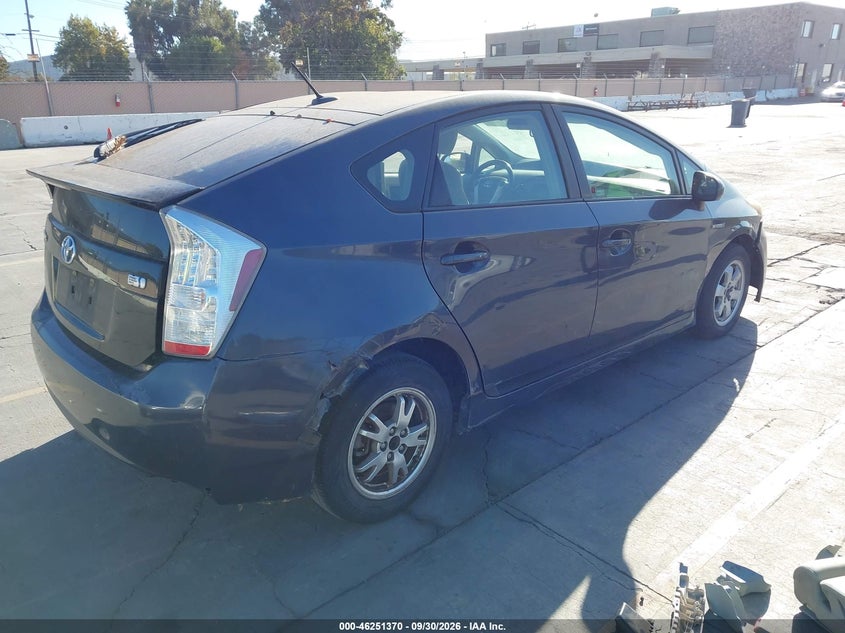 TOYOTA PRIUS 2010 VIN JTDKN3DU5A0099652