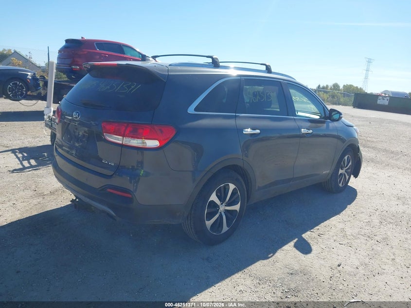 Vin: 5xyphda58gg129892, lot: 46751397, kia sorento 3.3l ex 20164