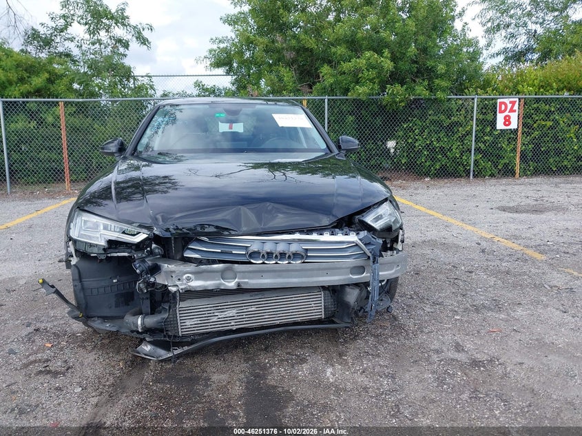 AUDI A4 2019 VIN WAUHMAF45KA086911