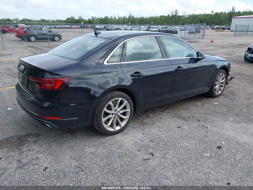 AUDI A4 2019 VIN WAUHMAF45KA086911