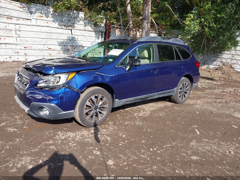 Vin: 4s4bsanc8h3302119, lot: 46751417, subaru outback 2.5i limited 20172