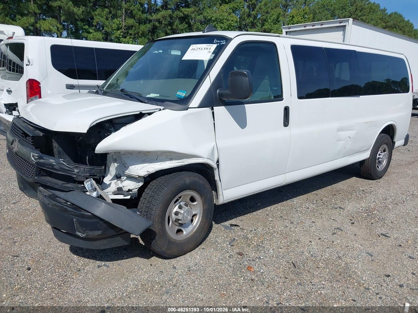Vin: 1gazgnfg4k1353044, lot: 46751419, chevrolet express 3500 ls 20192